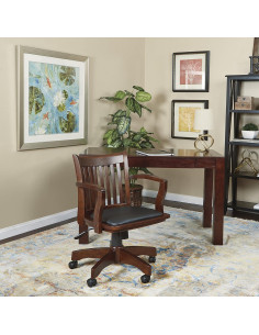 Silla de Escritorio Deluxe OSP Home Furnishings Acolchada 2