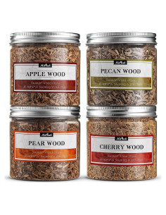 Chips de Madera para Ahumado Mitbak - Set de 4 Sabores 113.4 g