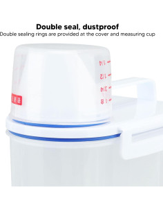 Contenedor de Arroz Hermético PenRux 2L con Taza Medidora 2