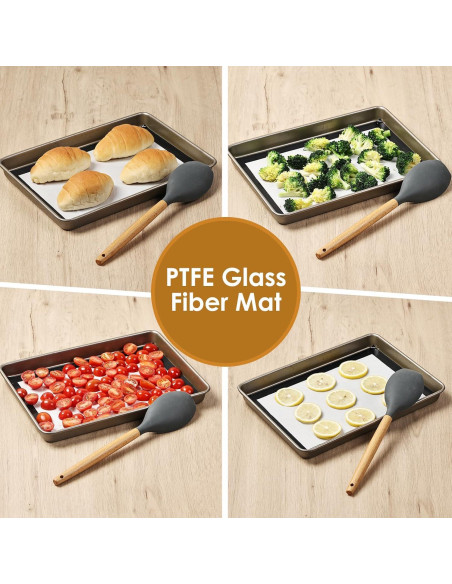 Tapetes de Silicona KitchenRaku 5PCS para Deshidratador