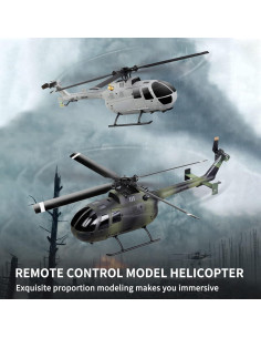 GoolRC C186 Helicóptero RC 6 Ejes Estabilización Naranja 2