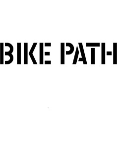 Plantilla de Sendero para Bicicletas 10" Marketing Holders 1.5mm 2