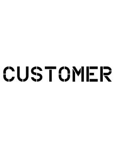 Paquete de 2 Plantillas para Marcar Pavimento 30.48 cm Marketing Holders