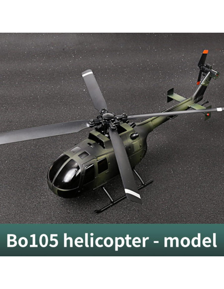 GoolRC C186 Helicóptero RC 6 Ejes Estabilización Naranja