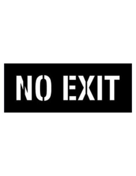 Plantilla No Salida 25.4 cm Marketing Holders - Plástico 1.5MM