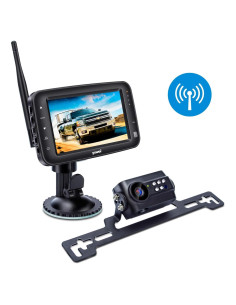 Sistema de Cámara de Respaldo Inalámbrico YUWEI 4.3" IP69