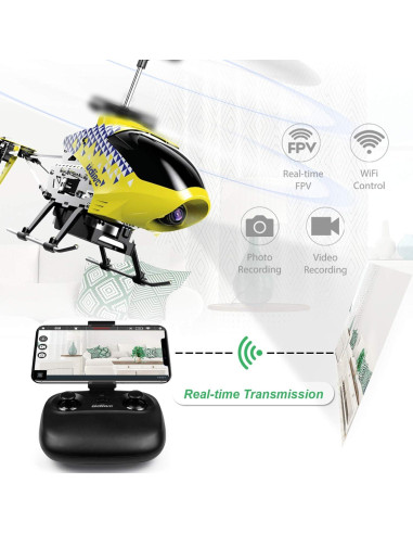 Helicóptero RC Cheerwing U12S con Cámara y Control Remoto