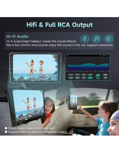 Estéreo Android Hikity 9" para Toyota Tacoma 2005-2013 GPS