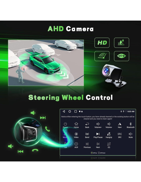 Radio Android 10" 2+64GB Fuluku para Hyundai Tucson 2010-2015