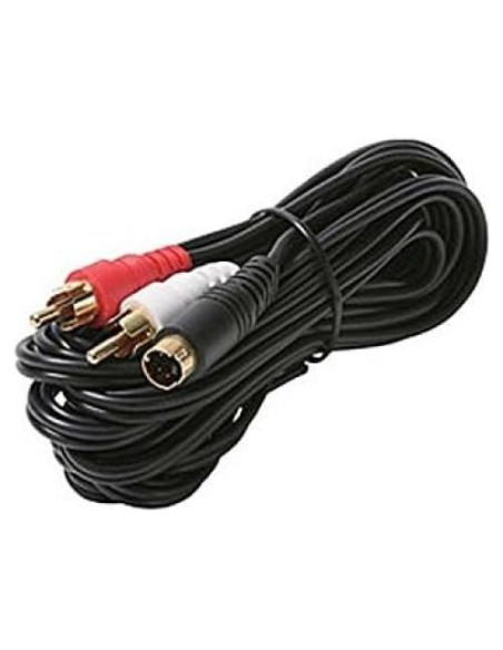 Cable S-Video 1.8m NAC Wire y Doble RCA Macho Audio Video