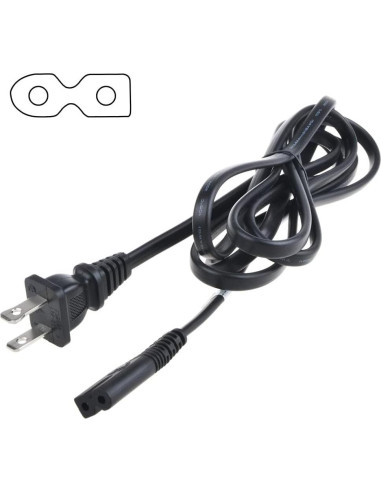 Cable de Alimentación AC 1.83m J-ZMQER Compatible Panasonic PV-D4735S