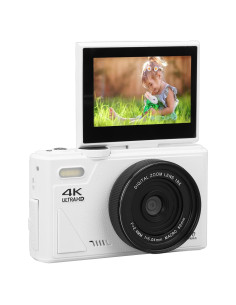 Cámara Digital 64MP CCYLEZ 4K Zoom 18X Pantalla Plegable