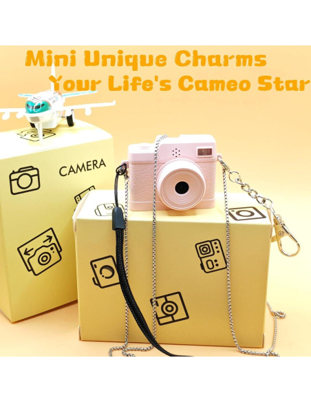 Cámara Mini Digital ONEFAR X2PRO 1080P Rosa con 32GB