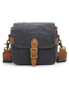 Bolsa de Cámara Vintage Peacechaos Lona Impermeable 20x15cm