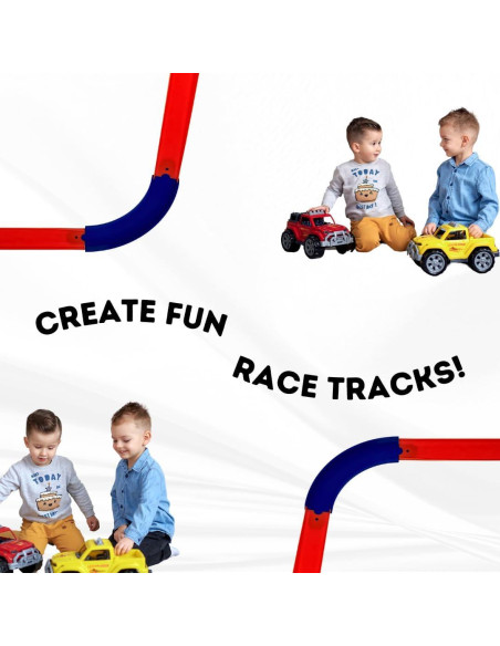 Pistas Curvas 90 Grados Chatelet Paquete de 5 para Hot Wheels