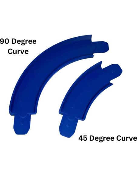 Pistas Curvas 90 Grados Chatelet Paquete de 5 para Hot Wheels