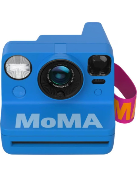 Cámara Instantánea Polaroid Now Edición MoMA con Flash y Temporizador