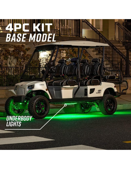 Kit de Iluminación LEDGlow Bajo Cuerpo 4 Piezas Multicolor 12V-72V