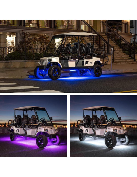 Kit de Iluminación LEDGlow Bajo Cuerpo 4 Piezas Multicolor 12V-72V