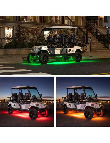 Kit de Iluminación LEDGlow Bajo Cuerpo 4 Piezas Multicolor 12V-72V