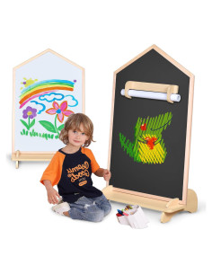 Caballete de Dibujo Magnético KRAND Casa Doble Cara 90x60cm