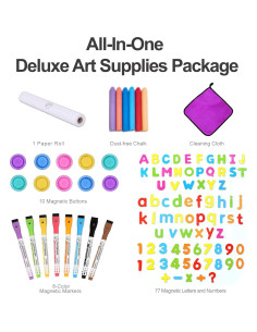 Caballete de Dibujo Magnético KRAND Casa Doble Cara 90x60cm 2