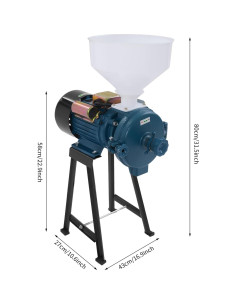 Molino de Granos Eléctrico Headery 2200W para Maíz y Arroz 2