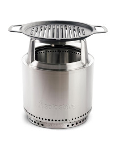 Fogón Bonfire Solo Stove 2.0 con Parrilla Hierro Fundido 44.5cm