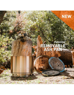 Fogón Bonfire Solo Stove 2.0 con Parrilla Hierro Fundido 44.5cm 2