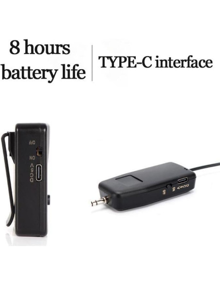 Kit de Micrófono Inalámbrico 8 en 1 - 4 Diadema y 4 Lavalier