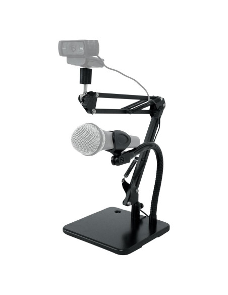 Soporte Doble Rockville iSTAND 85 para Micrófono y Webcam