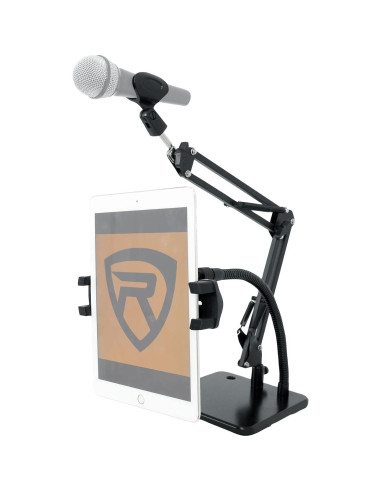 Soporte Doble Rockville iSTAND 85 para Micrófono y Webcam