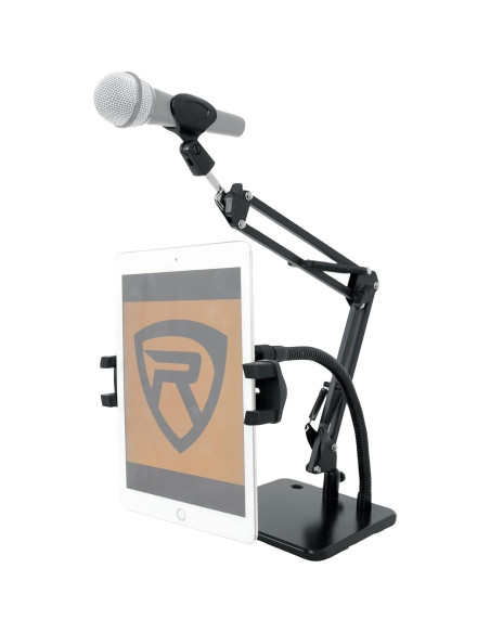 Soporte Doble Rockville iSTAND 85 para Micrófono y Webcam