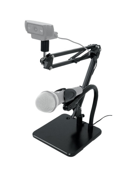 Soporte Doble Rockville iSTAND 85 para Micrófono y Webcam