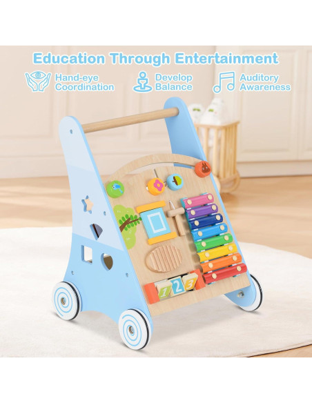 Andador de Madera INFANS Montessori 9 en 1 para Bebés