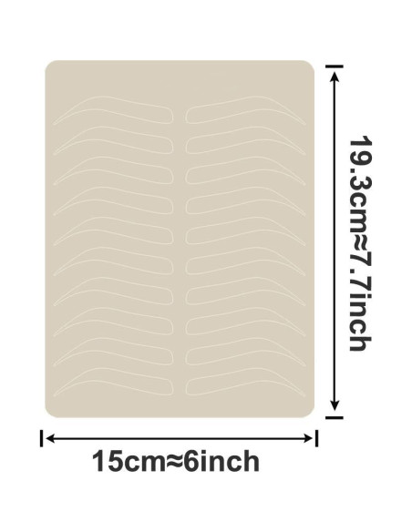 Pieles de Práctica de Tatuaje MiMiLai 5 Hojas 20x15 cm