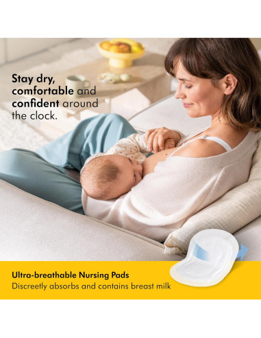 Almohadillas de Lactancia Medela Ultra Transpirables 60 Unidades