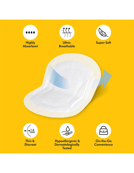 Almohadillas de Lactancia Medela Ultra Transpirables 60 Unidades