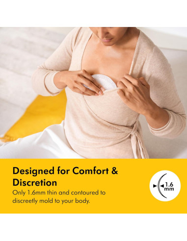 Almohadillas de Lactancia Medela Ultra Transpirables 60 Unidades
