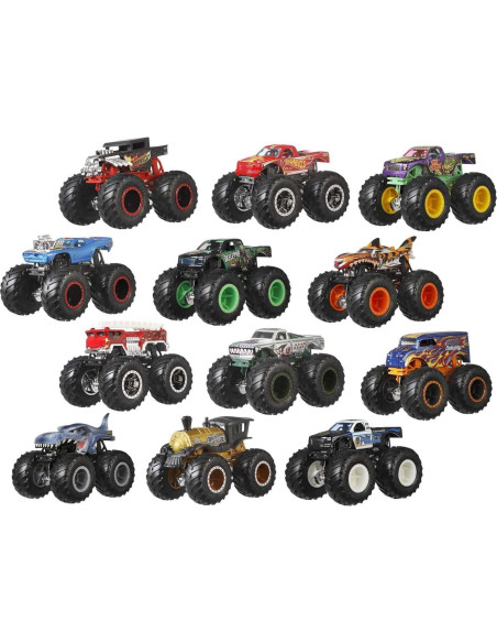 Camiones de Juguete Hot Wheels Monster Trucks 12-Pack Camiones de Juguete Hot Wheels Monster Trucks 12-Pack