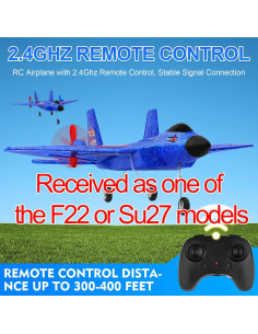 Avión RC F22 Beffkkip Juguete de Combate 38x29cm 2