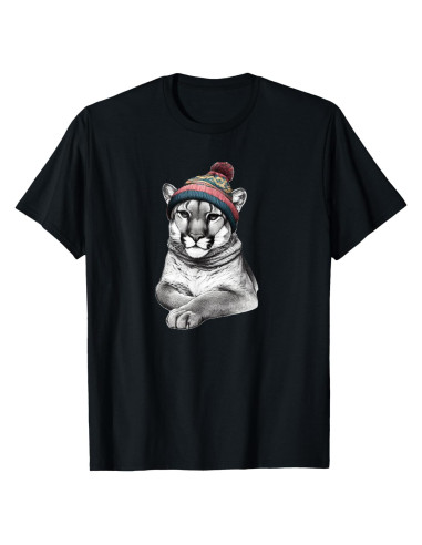 Camisa de Montaña León para Hombre con Gorro de Lana