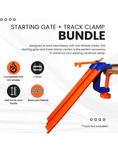 Puerta de Inicio Chatelet 2 Carriles para Pistas Hot Wheels 2