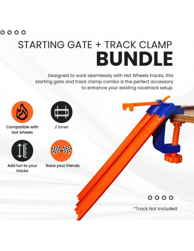 Puerta de Inicio Chatelet 2 Carriles para Pistas Hot Wheels