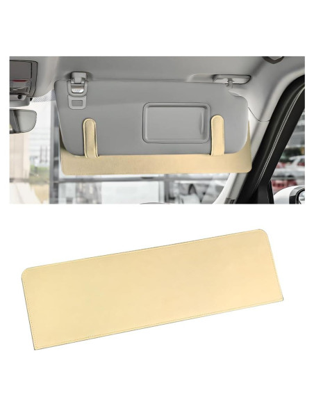 Extensor de Visera Solar HZEL Beige, Anti Deslumbrante 37.96 cm