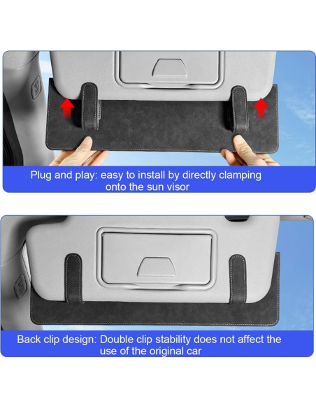 Extensor de Visera Solar HZEL Beige, Anti Deslumbrante 37.96 cm