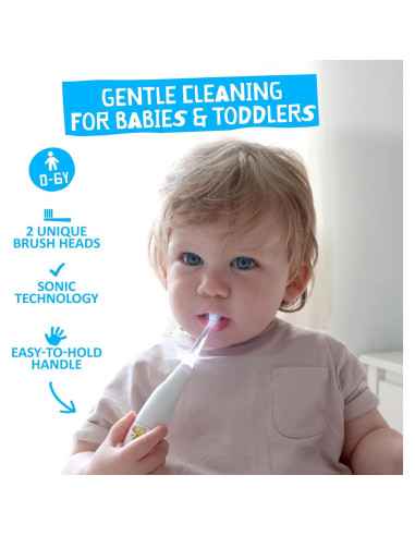 Cepillo de Dientes Eléctrico Jack N' Jill Tickle Tooth Niños - 2 Cabezas