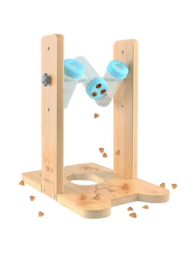 Juguete de Rompecabezas para Perros Gentledog - Alimentador Lento de Madera