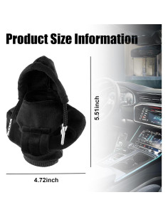 Cubierta de Palanca de Cambios Ziciner Universal Negra 2