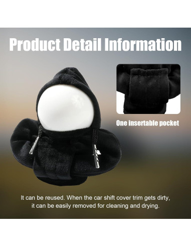 Cubierta de Palanca de Cambios Ziciner Universal Negra